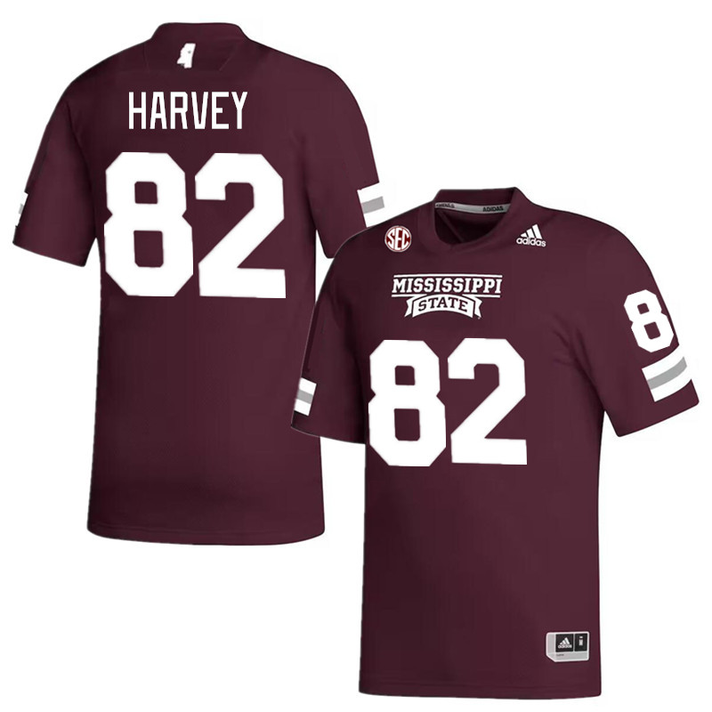 Men #82 Rufus Harvey Mississippi State Bulldogs 2023 College Football Jerseys Stitched-Maroon